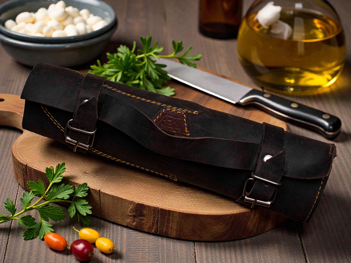 Premium Steak Knife Set – Razor Sharp Serration-Free Blades with Ergonomic Wood Handles (Set of 4)