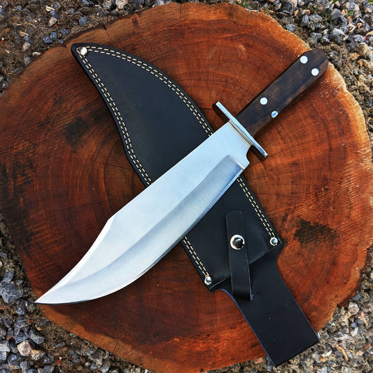 The Legend’s Spine |BOWIE KNIFE with leather sheath