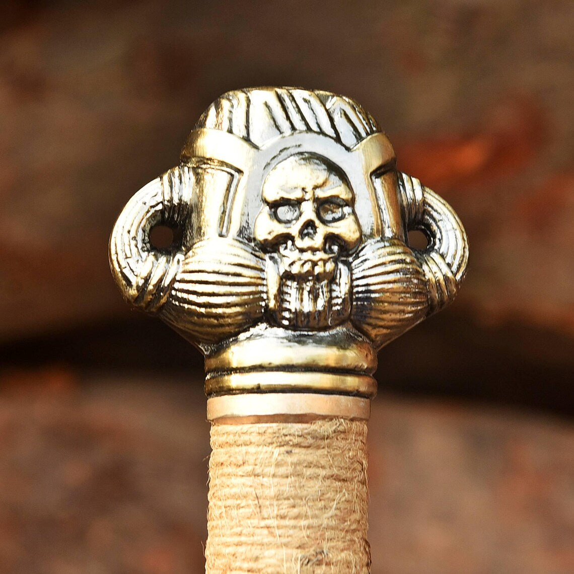 Handmade Conan Atlantean Sword 1095 Carbon Steel Brass Fittings, Black with Leather Sheath Viking sword - dark- conan sword