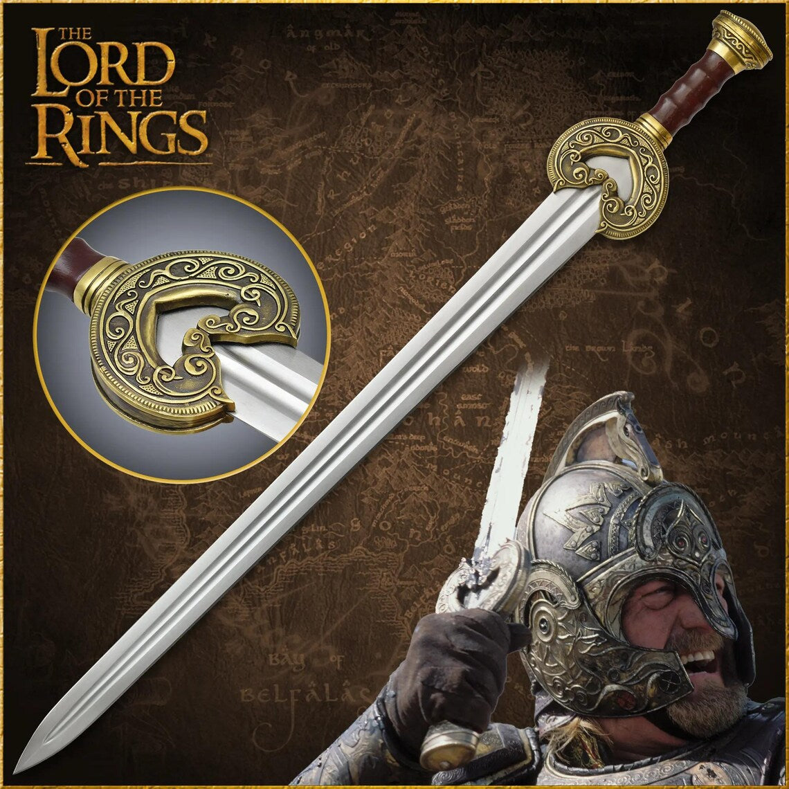 LOTR Replica 1/1 Herugrim Sword (Battle Forged Edition) 107 cm