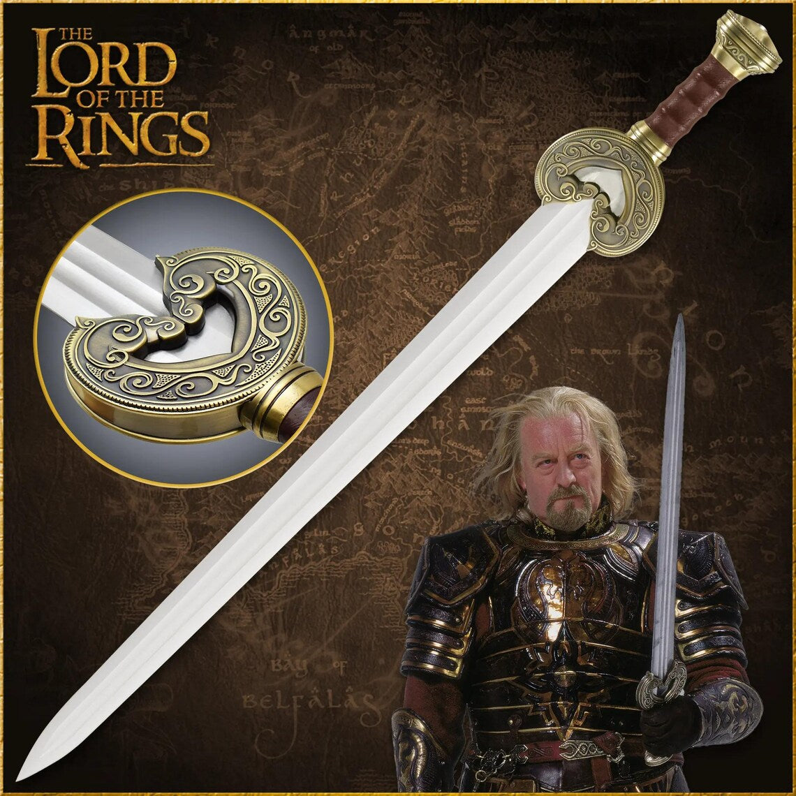 LOTR Replica 1/1 Herugrim Sword (Battle Forged Edition) 107 cm